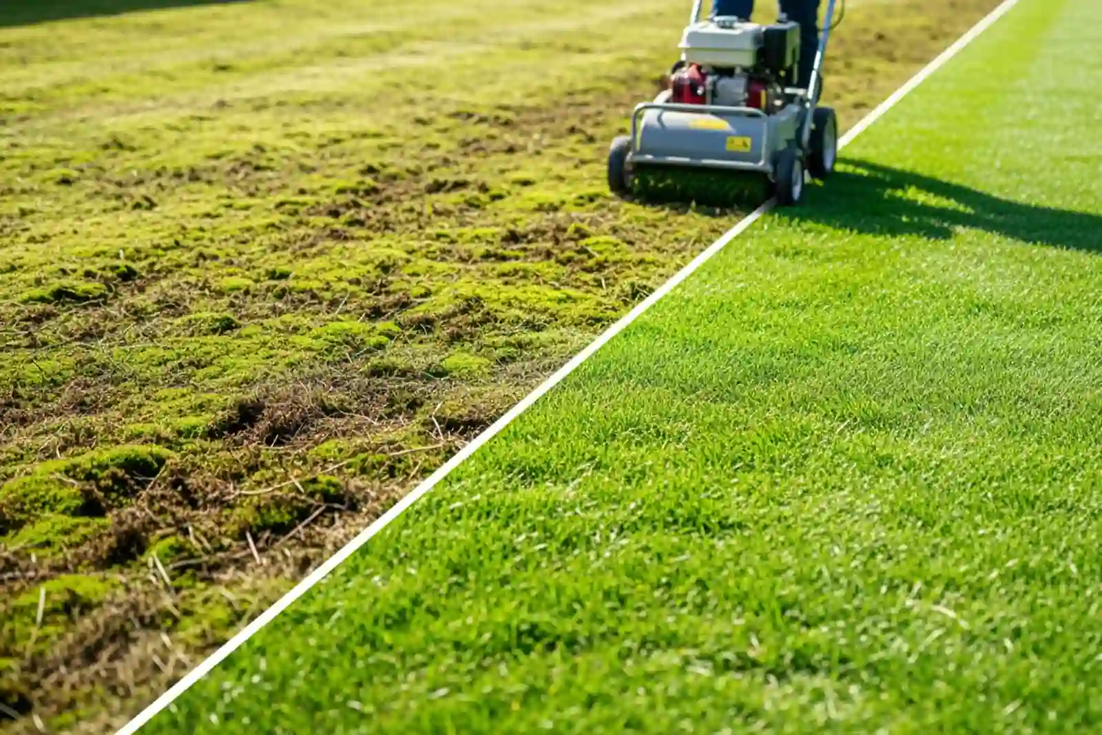 Enlever la mousse sur la pelouse : les méthodes qui marchent vraiment